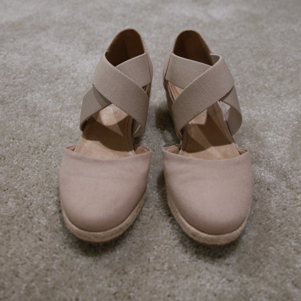 WIDE - Tan Lifestride Keaton Espadrille Sandals